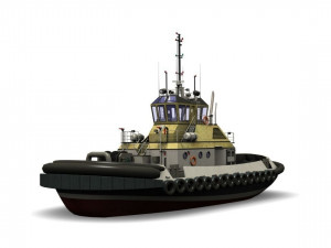 tugboat Model 3D