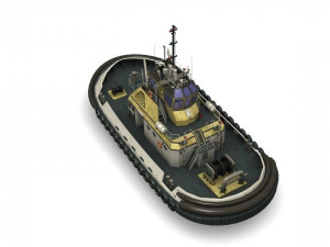 tugboat Model 3D