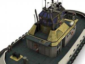 tugboat 3D Model