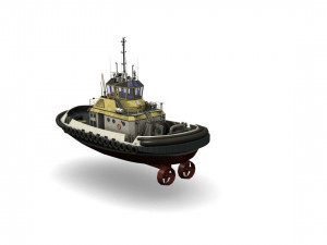 tugboat Model 3D