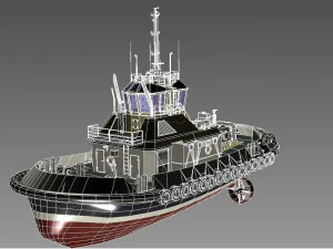 tugboat 3D Model