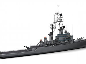 uss leahy dlg-16 3D-Modell