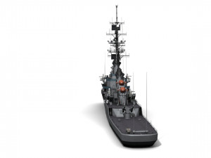 uss leahy dlg-16 3D-Modell