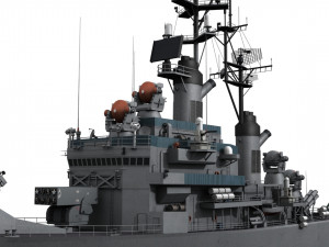 uss leahy dlg-16 3D-Modell