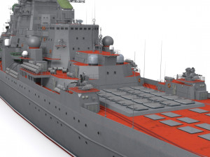 cruiser peter the great Modèle 3D