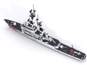 coast guard 3D Model