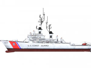 coast guard 3D Model