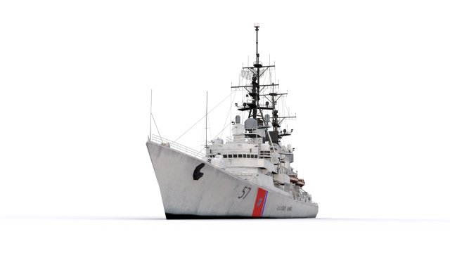 coast guard 57 3D 모델 .c4d .max .obj .3ds .fbx .stl .blend 