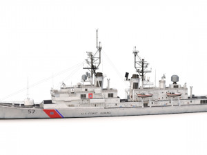 coast guard 57 3D 모델