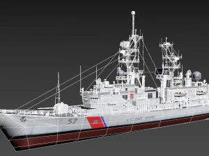 guarda costeira 57 Modelo 3D