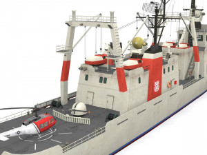 coast guard 3D Model