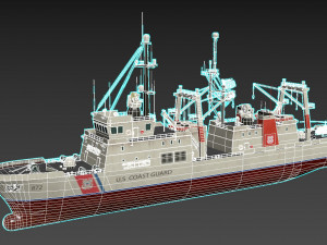 coast guard 3D Model