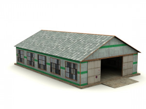 hangar 3D Model