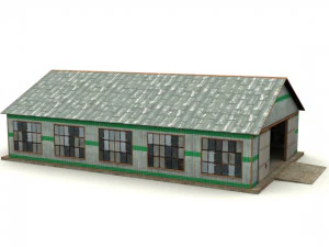 hangar Modello 3D