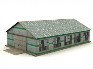 hangar Modello 3D