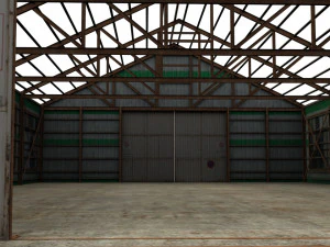hangar Modello 3D