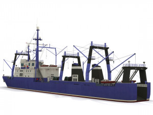 trawler Modello 3D