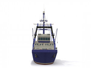 trawler Modello 3D