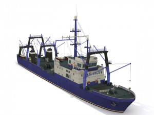 trawler Modello 3D