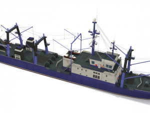 trawler Modello 3D