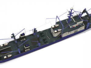trawler Modello 3D