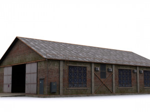 hangar Modèle 3D