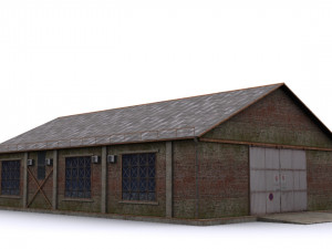 hangar Modèle 3D