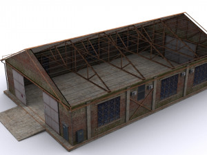 hangar Modèle 3D