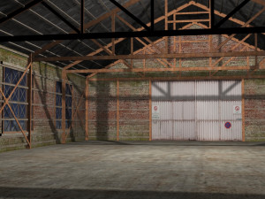 hangar Modèle 3D