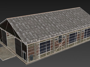 hangar Modèle 3D