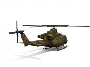 uh 1 venom Model 3D