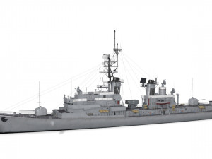ddg 19 uss tattnall 3Dモデル