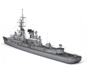 ddg 19 uss tattnall 3Dモデル