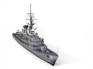 ddg 19 uss tattnall 3Dモデル