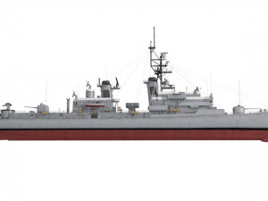ddg 19 uss tattnall 3Dモデル