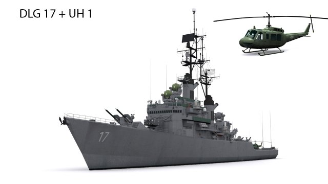dlg 17 uss harry e yarnell 3D 모델 .c4d .max .obj .3ds .fbx .stl .blend 