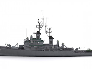 dlg 17 uss harry e yarnell 3D 모델