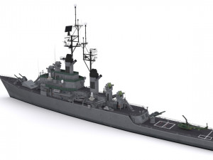 dlg 17 uss harry e yarnell 3D 모델