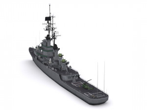 dlg 17 uss harry e yarnell 3D 모델