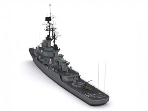 dlg 17 uss harry e yarnell 3D Model