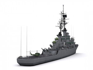 dlg 17 uss harry e yarnell 3D 모델