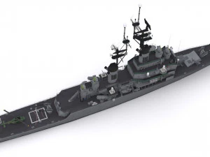 dlg 17 uss harry e yarnell 3D Model