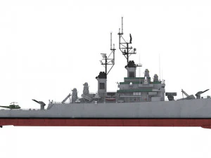 dlg 17 uss harry e yarnell 3D Model