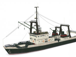 trawler Model 3D
