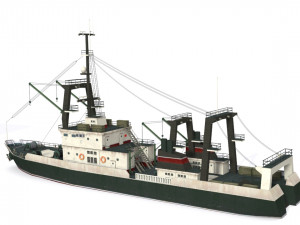 trawler Model 3D