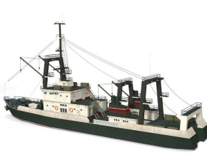 trawler 3D Model