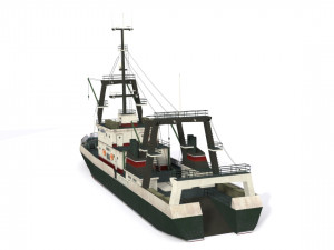 trawler Model 3D
