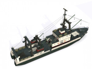 trawler Model 3D