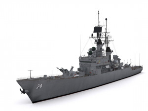 cg 24 - uss reeves Modelo 3D
