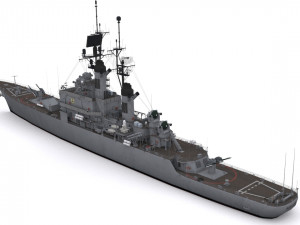 cg 24 - uss reeves Modelo 3D
